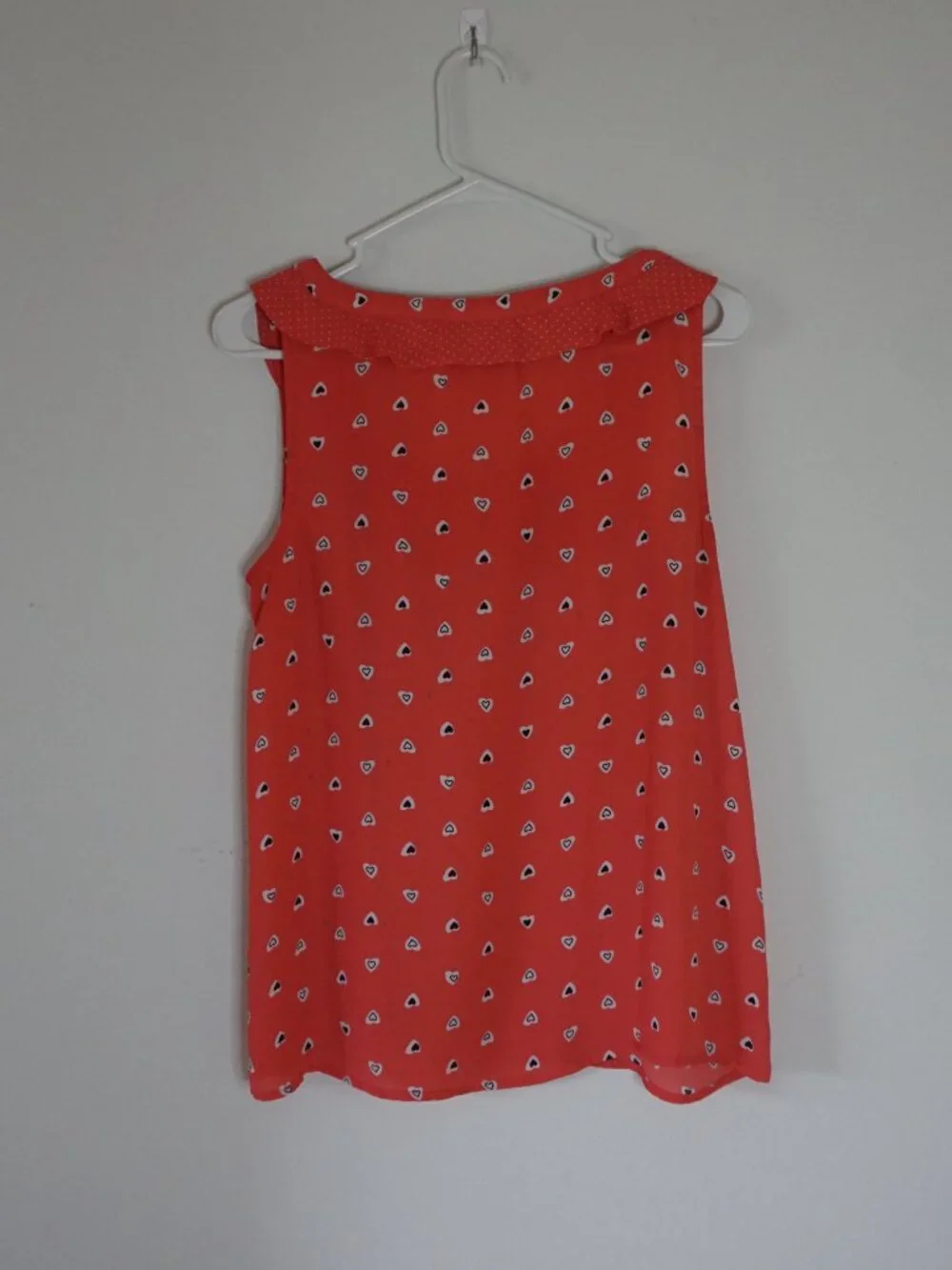 LC Disney Collection Red Blouse with Hearts